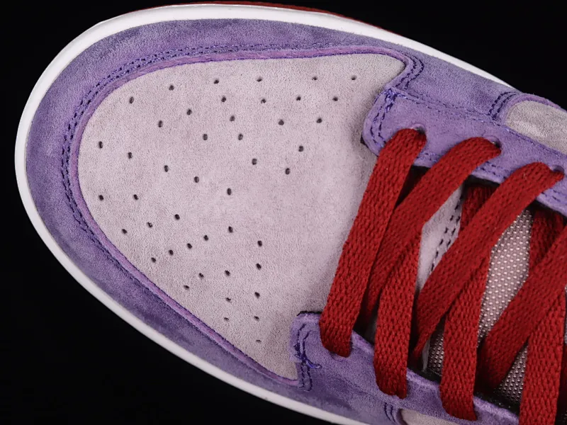 All categories Nk SB Dunk series Nk SB Dunk Low low-top sneakers N version Nk Dunk Low "Plum" raspberry purple suede SB low-top casual sneakers CU1726-500